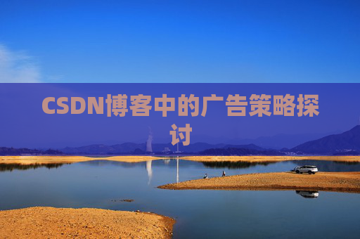 CSDN博客中的广告策略探讨